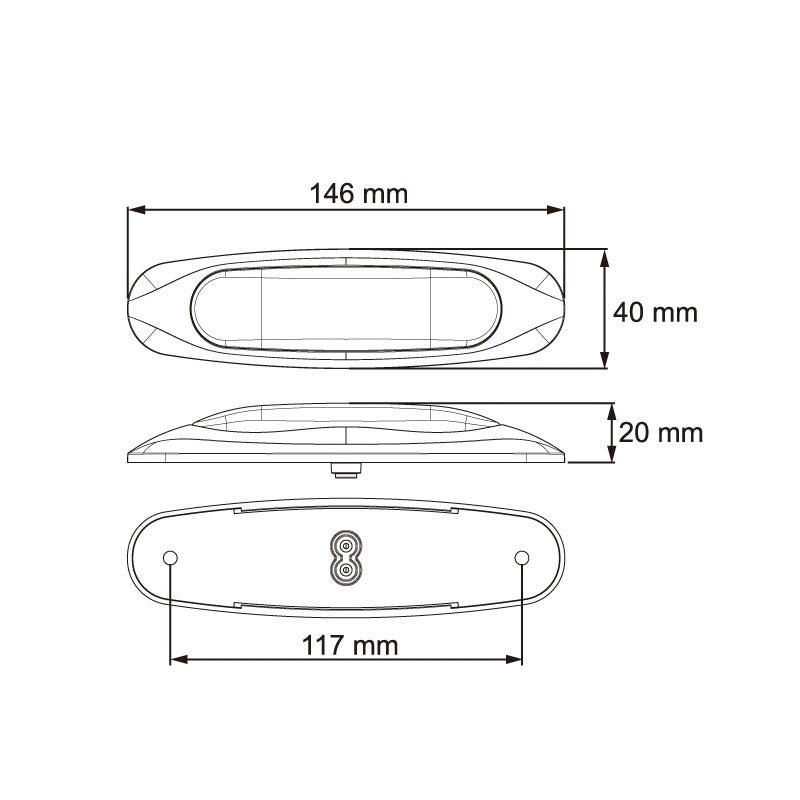 Lucidity LED Marker Lamp