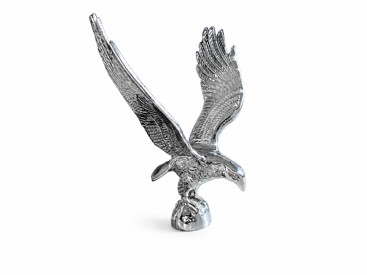 Cast Chromed Eagle Hood Ornament