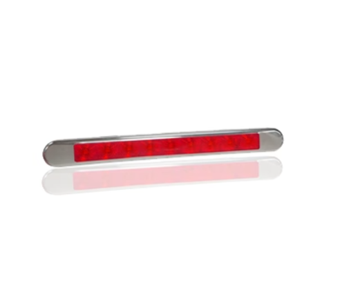LUCIDITY LED Slim Line Rear Combination Lamp with Stainless Steel Bezel - 26154