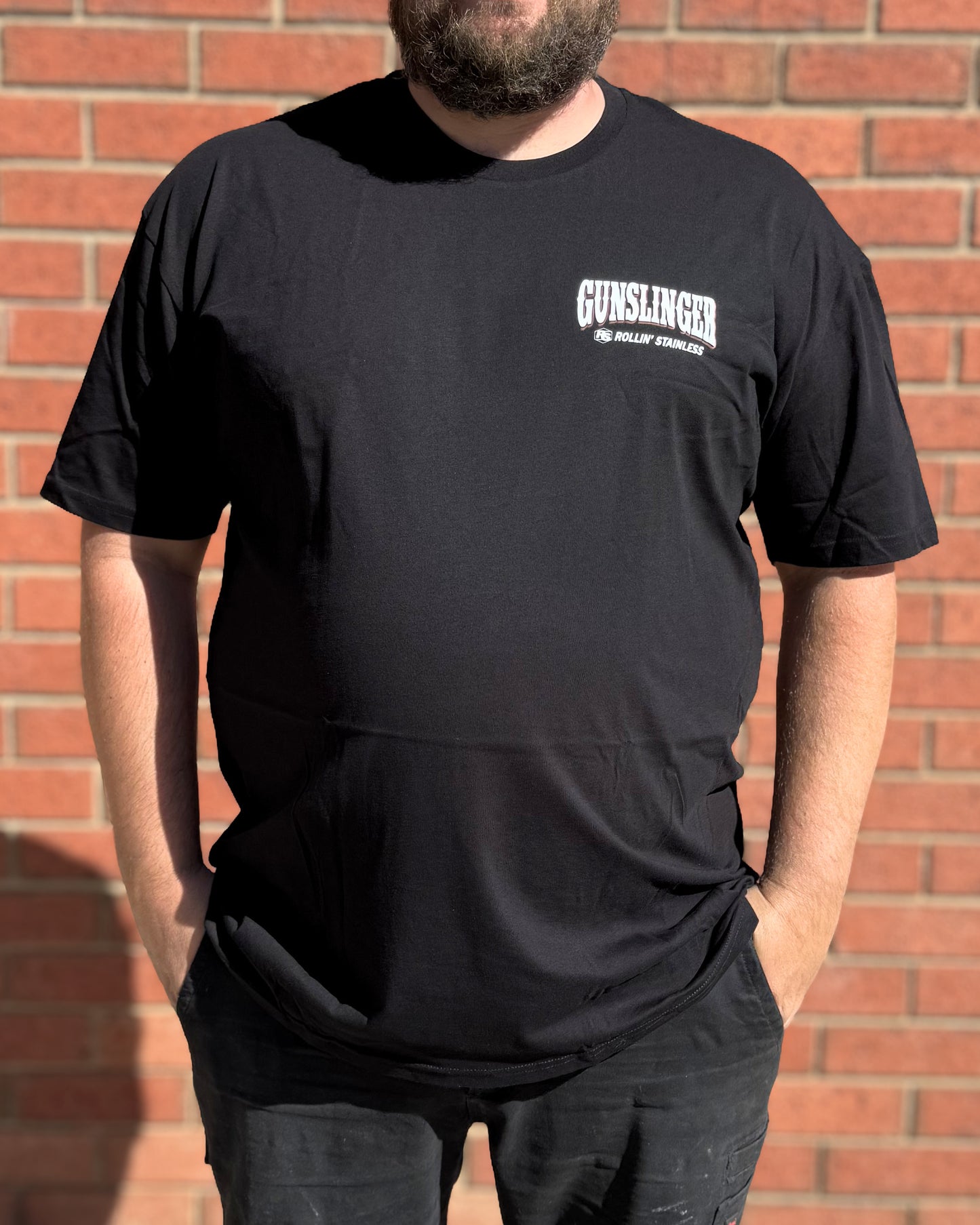 Rollin' Stainless X 'Gunslinger' Tee