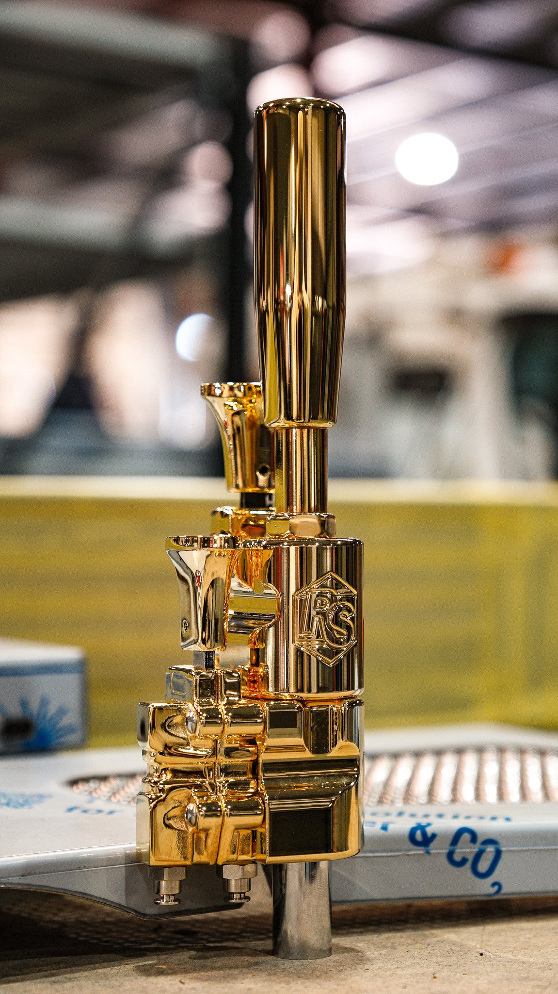 Old School Gear Shifter- 18-15-13 Speed- Gold Plated