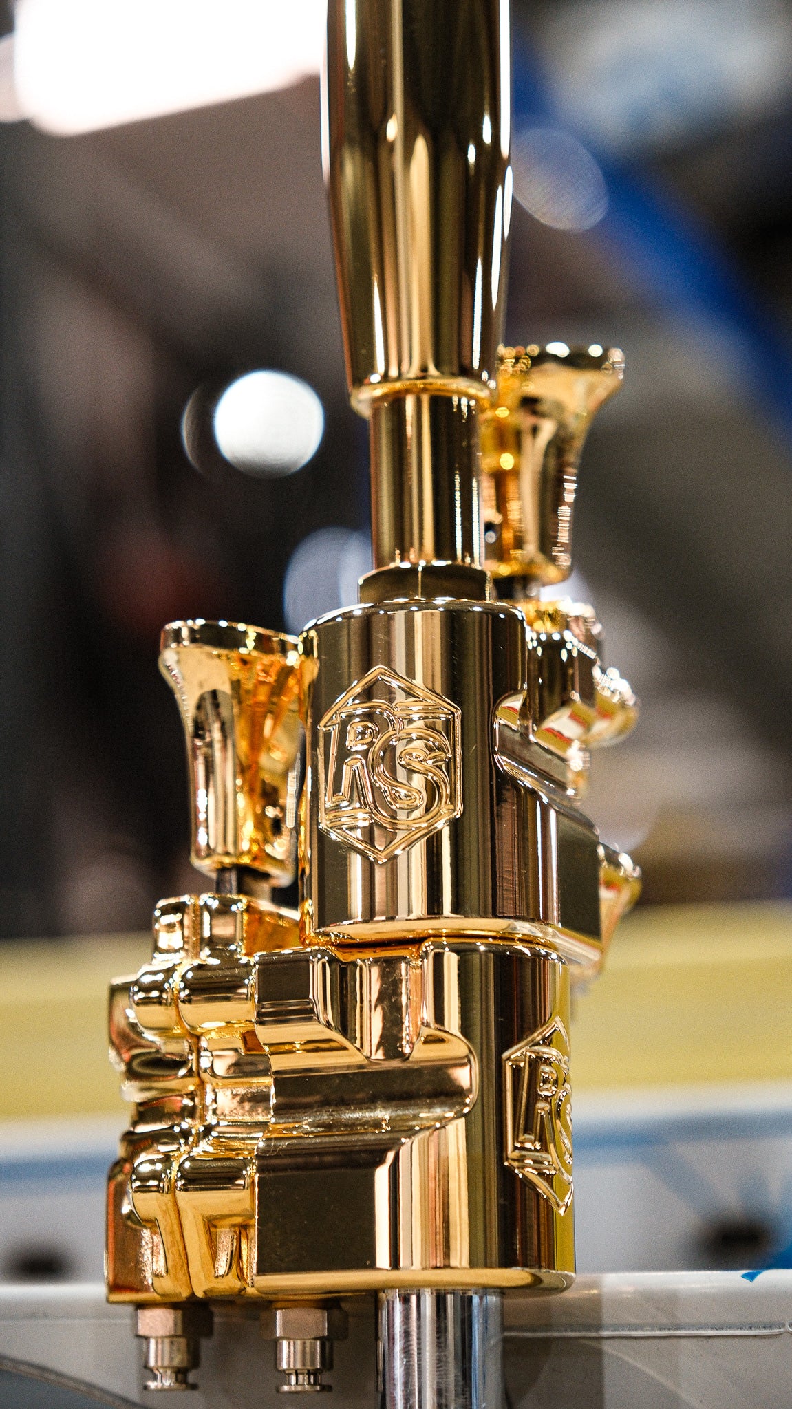 Old School Gear Shifter- 18-15-13 Speed- Gold Plated