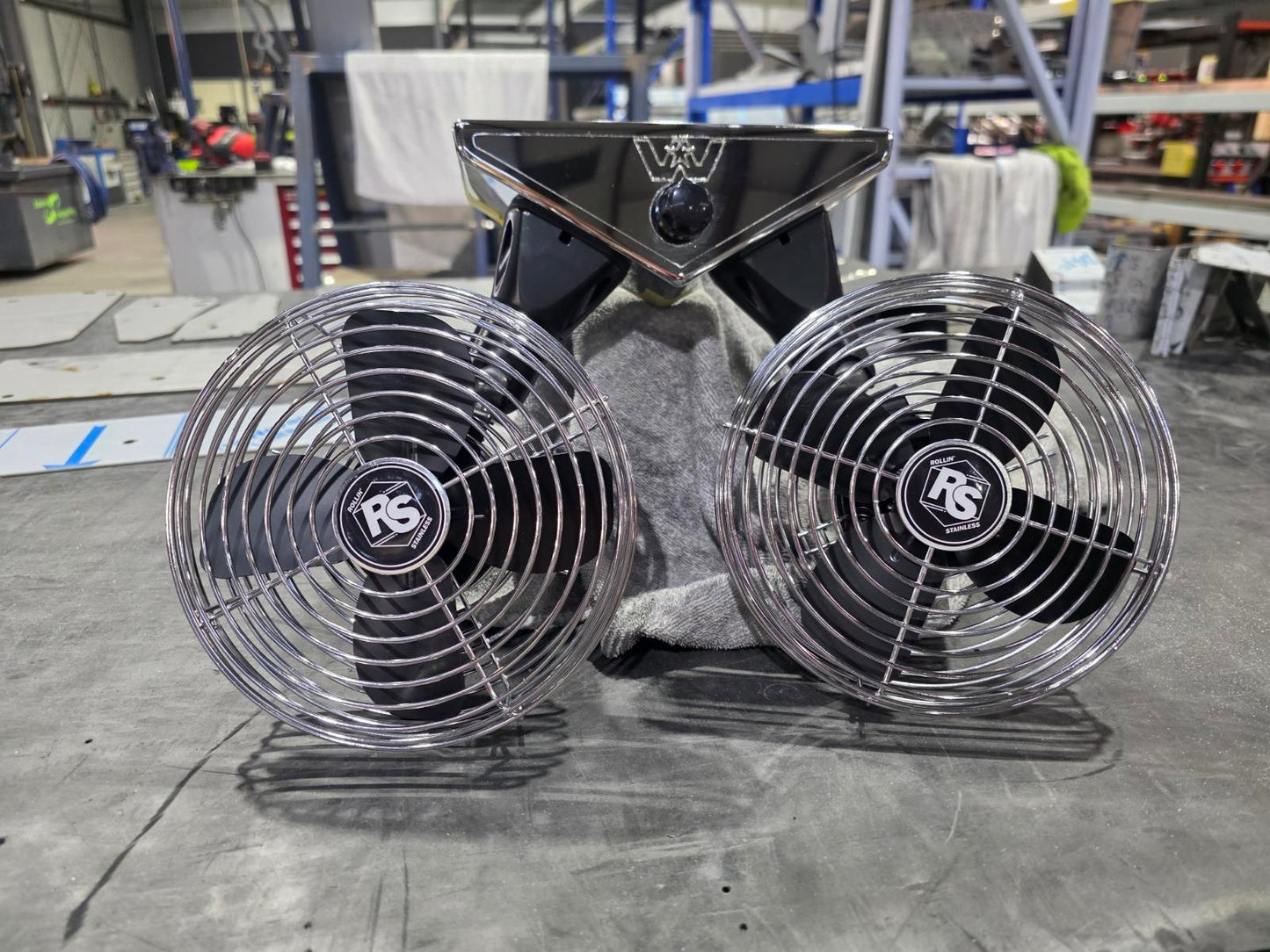 Twin Console Fan