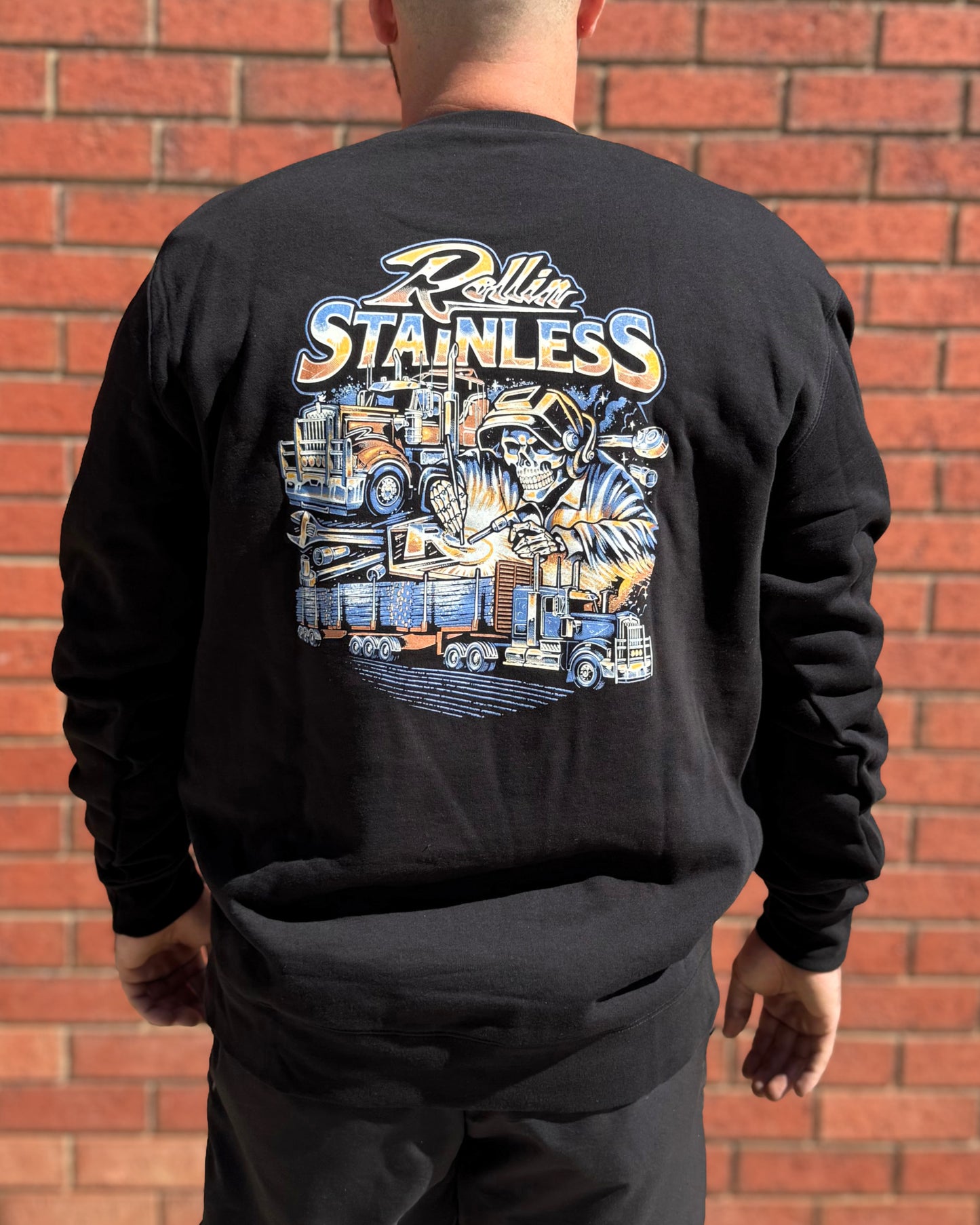 Rollin' Stainless Signature Crew Neck Jumper