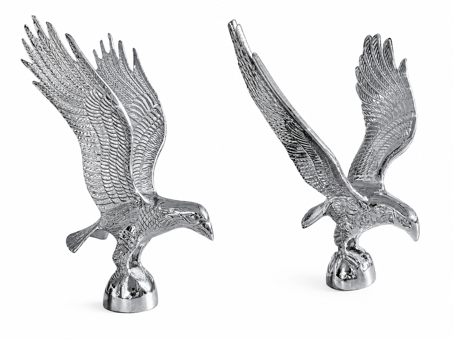 Cast Chromed Eagle Hood Ornament