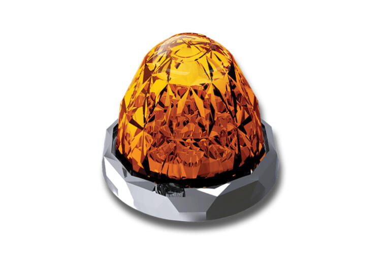 Pedestal Watermelon Lights with Visor (Set of 2)