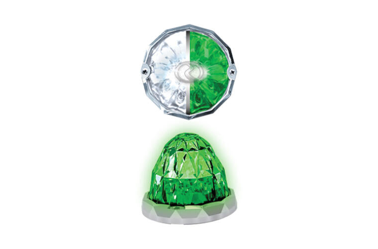 Pedestal Watermelon Lights with Visor (Set of 2)