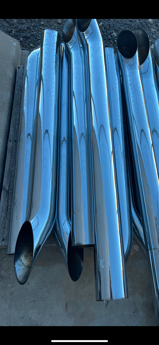 Chrome Stacks 5 Inch - Aussie Curve