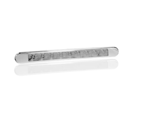 LUCIDITY LED Slim Line Rear Combination Lamp with Stainless Steel Bezel - 26154