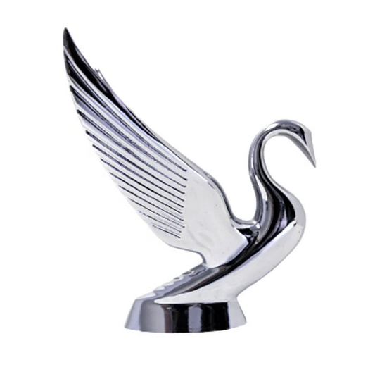 GG - CHROME SWAN HOOD ORNAMENT