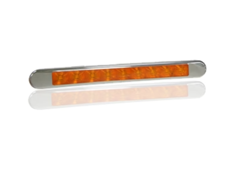 LUCIDITY LED Slim Line Rear Combination Lamp with Stainless Steel Bezel - 26154