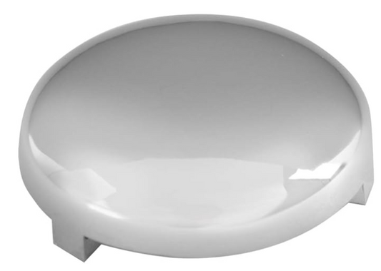 Chrome Plastic Button Cover - Freightliner & International x 10